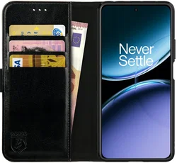 Rosso Element OnePlus Nord 4 Hoesje Book Case Wallet Zwart afbeelding