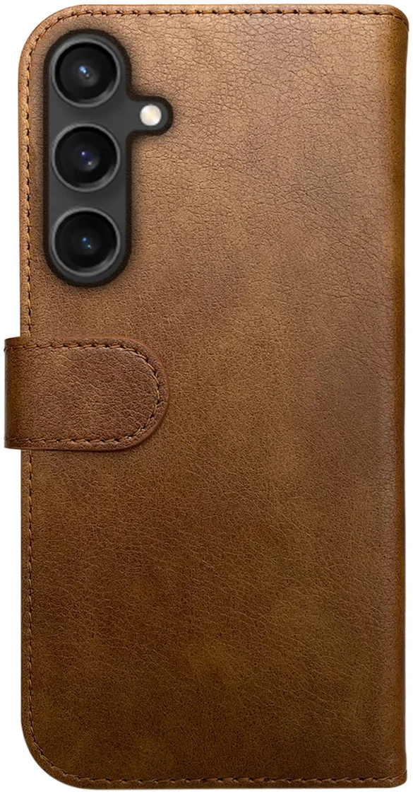 Rosso Element Samsung Galaxy S24 FE Hoesje Book Case Wallet Bruin afbeelding 2