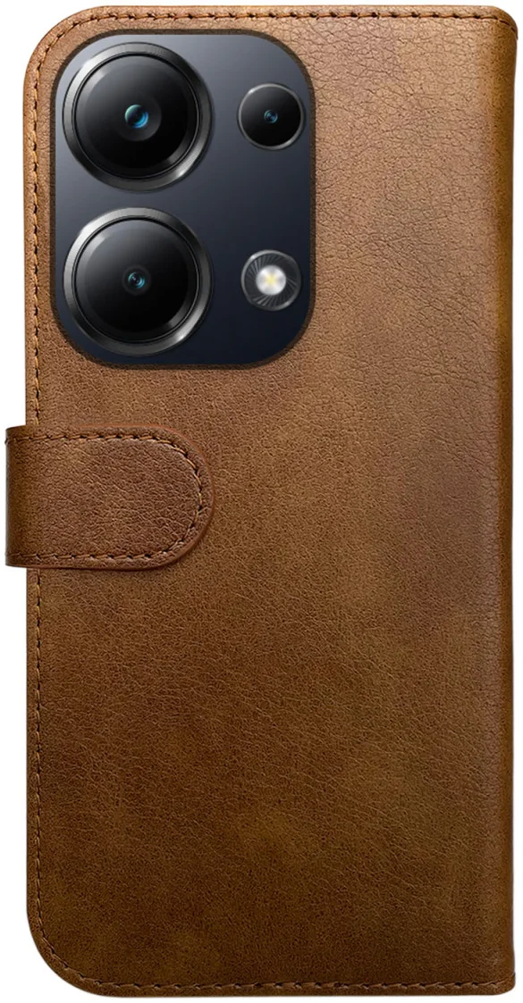 Rosso Element Xiaomi Redmi Note 13 Pro 4G/Poco M6 Pro 4G Hoesje Book Case Bruin afbeelding 2