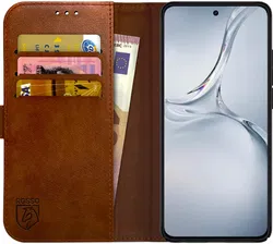 Rosso Element OnePlus Nord CE 4 Lite Hoesje Book Case Wallet Bruin afbeelding