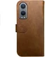 Rosso Element OnePlus Nord CE 4 Lite Hoesje Book Case Wallet Bruin afbeelding 2