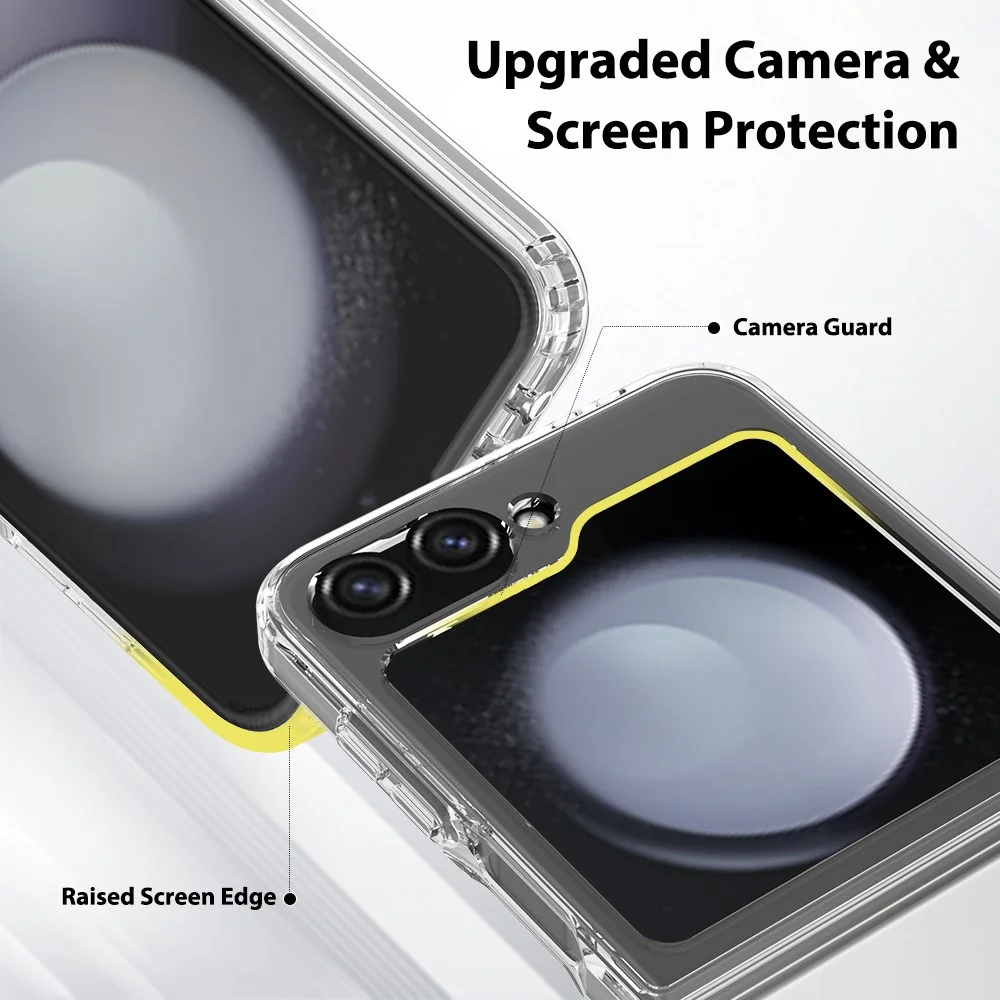 Samsung Galaxy Z Flip 7 FE / 6 Hoesje Dun TPU Back Cover Transparant afbeelding 11