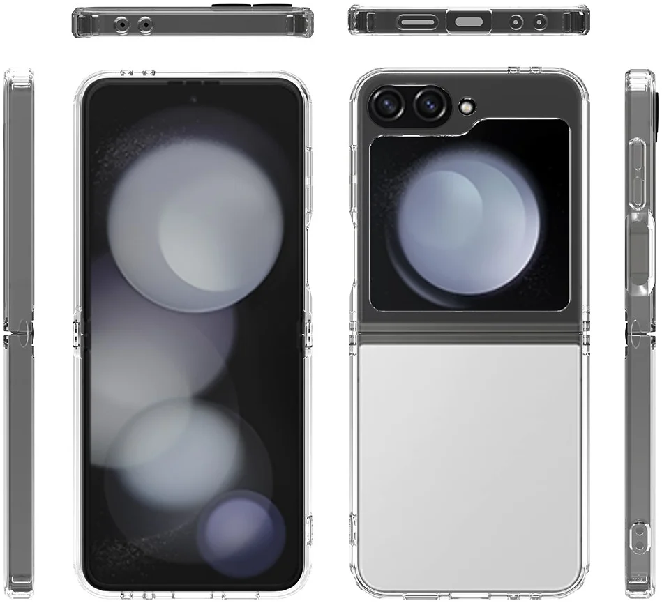 Samsung Galaxy Z Flip 7 FE / 6 Hoesje Dun TPU Back Cover Transparant afbeelding 7