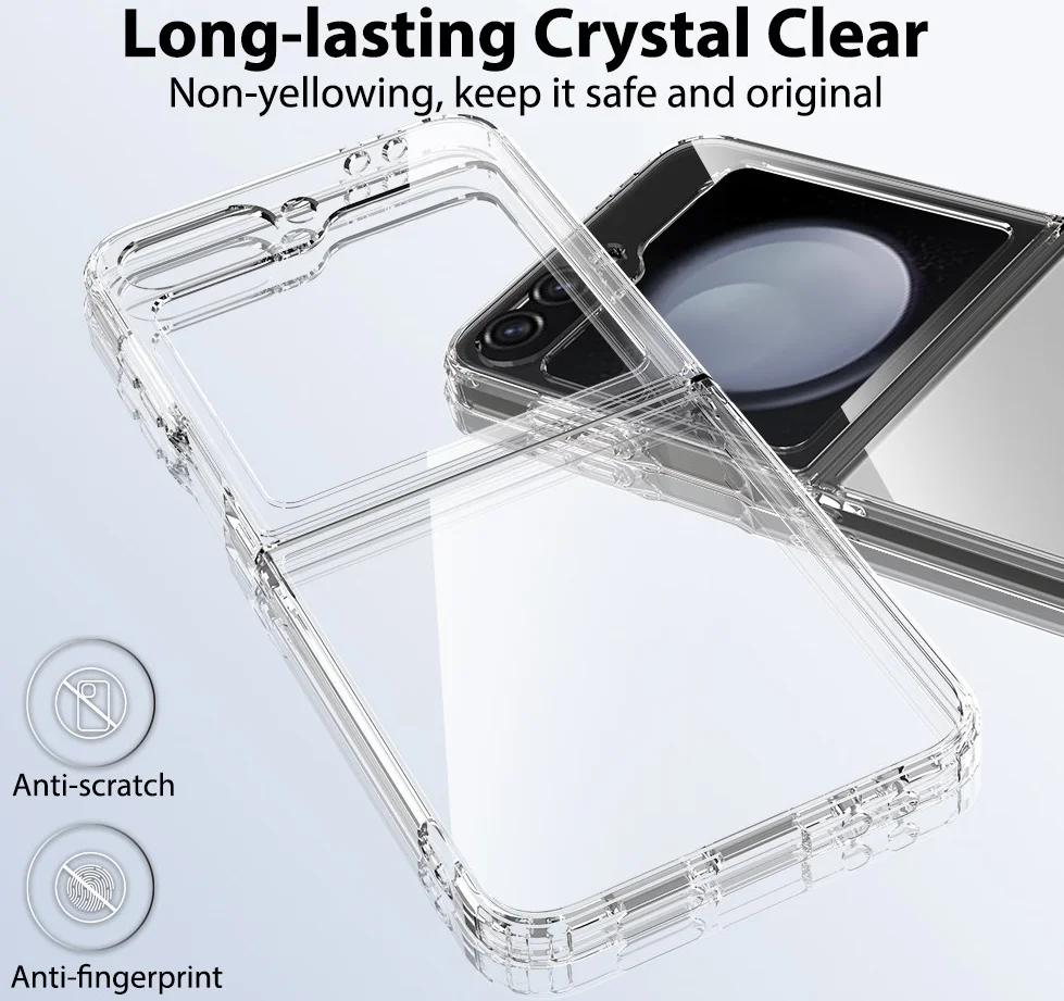 Samsung Galaxy Z Flip 7 FE / 6 Hoesje Dun TPU Back Cover Transparant afbeelding 8