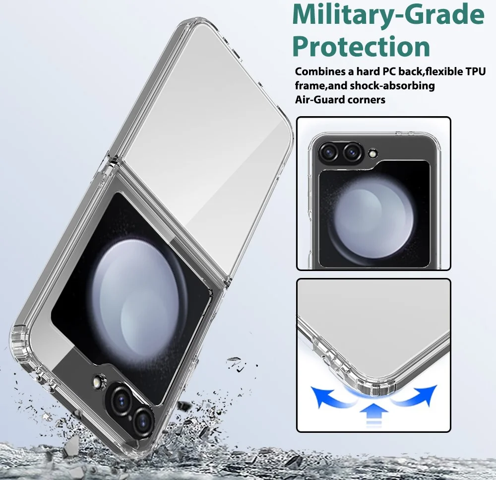 Samsung Galaxy Z Flip 7 FE / 6 Hoesje Dun TPU Back Cover Transparant afbeelding 9