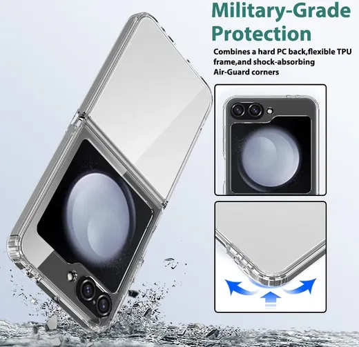 Samsung Galaxy Z Flip 7 FE / 6 Hoesje Dun TPU Back Cover Transparant afbeelding 9