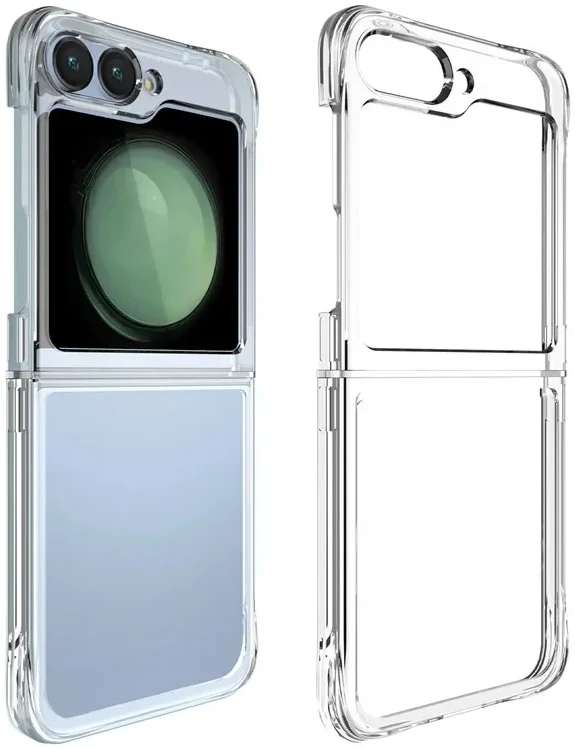 Samsung Galaxy Z Flip 7 FE / 6 Hoesje Schokbestendig Dun TPU Backcover Clear afbeelding 1