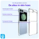 Samsung Galaxy Z Flip 7 FE / 6 Hoesje Schokbestendig Dun TPU Backcover Clear afbeelding 4