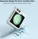 Samsung Galaxy Z Flip 7 FE / 6 Hoesje Armor Back Cover Transparant afbeelding 6