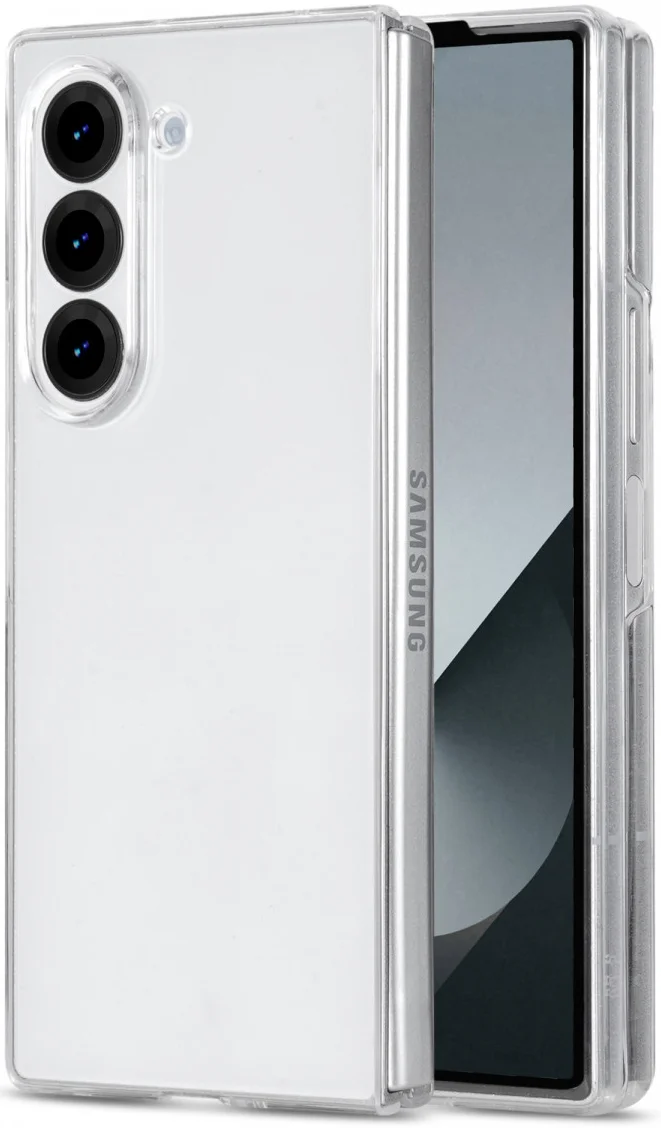 Samsung Galaxy Z Fold 6 Hoesje Armor Back Cover Transparant afbeelding 2