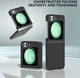 Samsung Galaxy Z Flip 7 FE / 6 Hoesje Armor Back Cover Zwart afbeelding 3