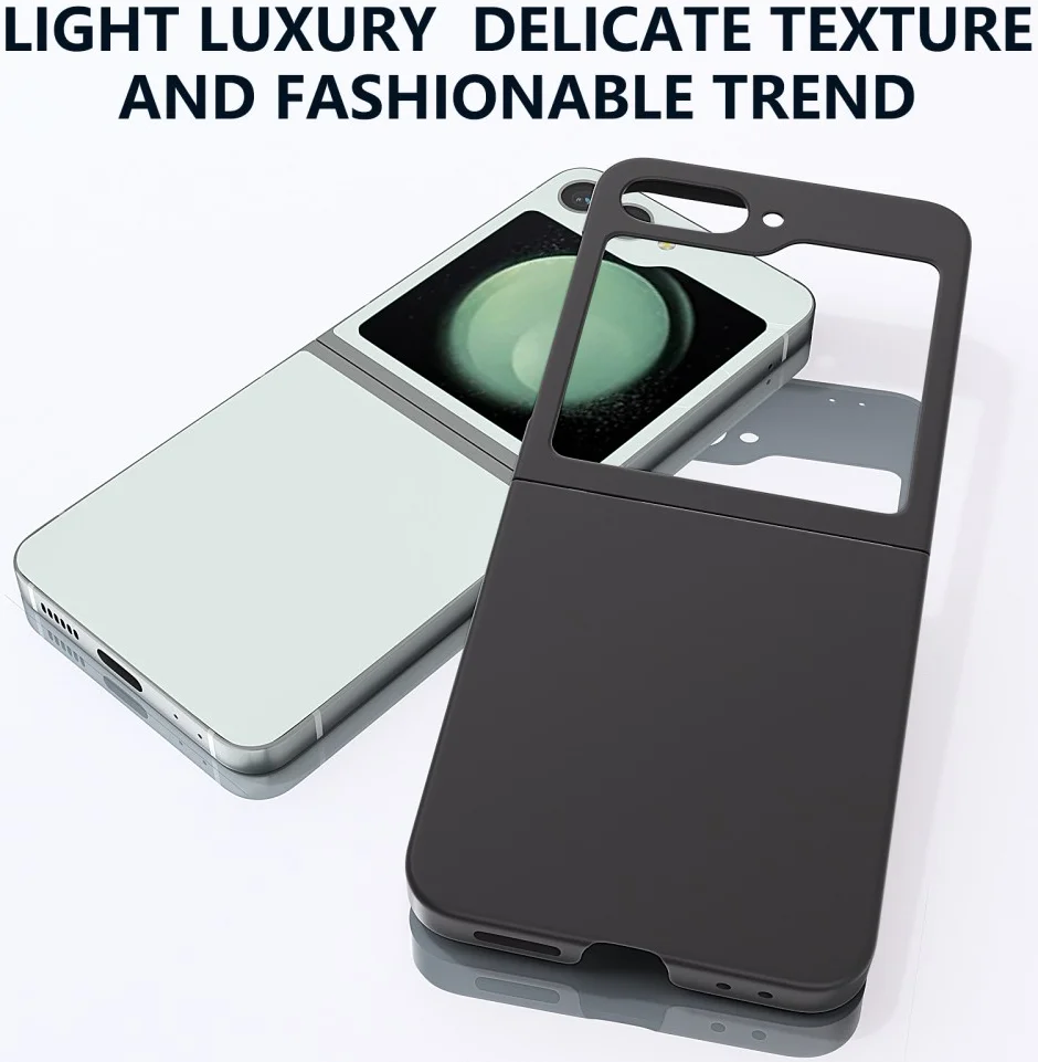 Samsung Galaxy Z Flip 7 FE / 6 Hoesje Armor Back Cover Zwart afbeelding 6