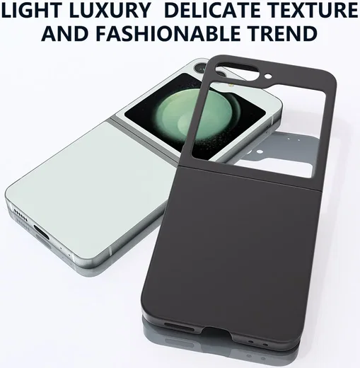 Samsung Galaxy Z Flip 7 FE / 6 Hoesje Armor Back Cover Zwart afbeelding 6