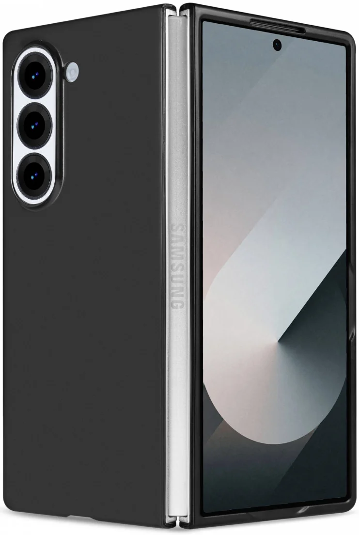 Samsung Galaxy Z Fold 6 Hoesje Armor Back Cover Zwart afbeelding 1