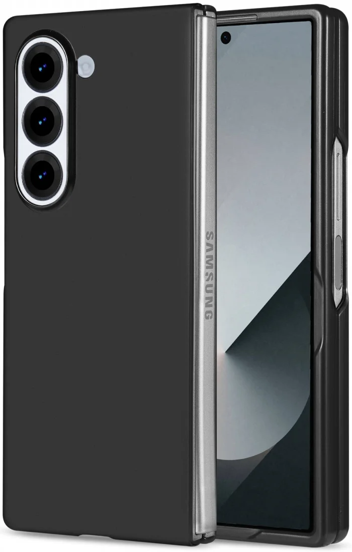 Samsung Galaxy Z Fold 6 Hoesje Armor Back Cover Zwart afbeelding 2