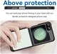 Samsung Galaxy Z Flip 7 FE / 6 Hoesje Shock Proof Back Cover Transparant Zwart afbeelding 4