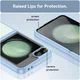 Samsung Galaxy Z Flip 7 FE / 6 Hoesje Shock Proof Back Cover Transparant Blauw afbeelding 7