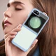 Samsung Galaxy Z Flip 7 FE / 6 Hoesje Shock Proof Back Cover Transparant Blauw afbeelding 8
