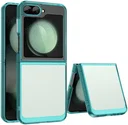 Samsung Galaxy Z Flip 7 FE / 6 Hoesje Shock Proof Back Cover Transparant Groen