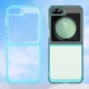 Samsung Galaxy Z Flip 7 FE / 6 Hoesje Shock Proof Back Cover Transparant Groen afbeelding 9