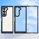 Samsung Galaxy Z Fold 6 Hoesje Shock Proof Back Cover Transparant/Zwart afbeelding 9