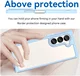 Samsung Galaxy Z Fold 6 Hoesje Shock Proof Back Cover Transparant/Blauw afbeelding 5