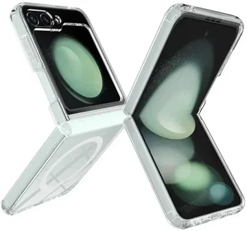 Samsung Galaxy Z Flip 7 FE / 6 MagSafe Hoesje Schokbestendig Dun TPU Transparant