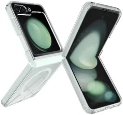 Samsung Galaxy Z Flip 7 FE / 6 MagSafe Hoesje Schokbestendig Dun TPU Transparant afbeelding