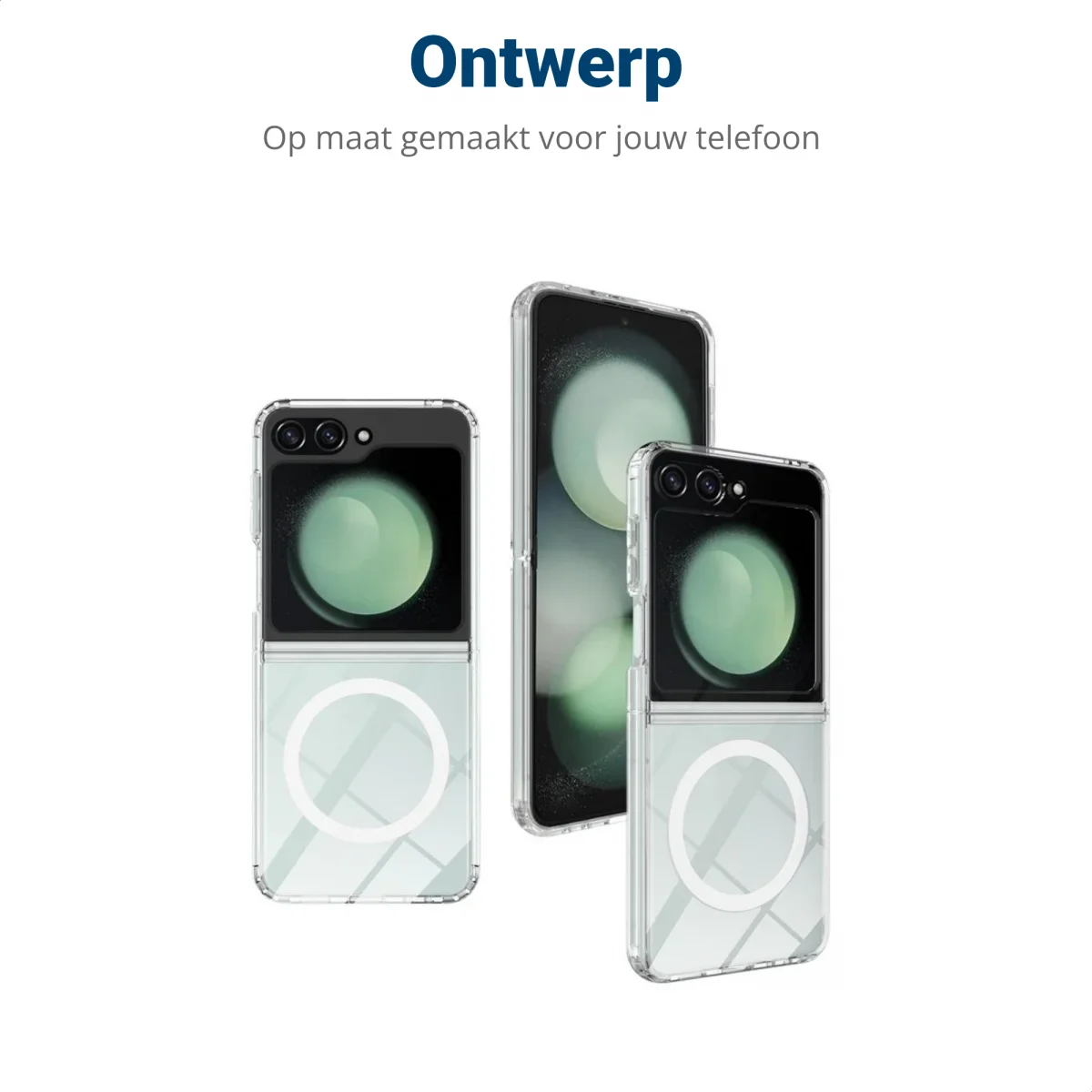 Samsung Galaxy Z Flip 7 FE / 6 MagSafe Hoesje Schokbestendig Dun TPU Transparant afbeelding 10