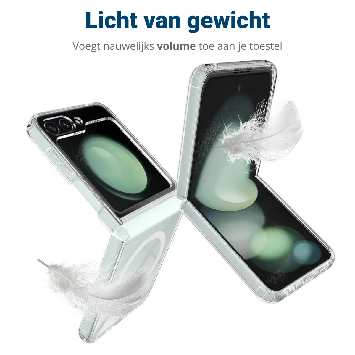 Samsung Galaxy Z Flip 7 FE / 6 MagSafe Hoesje Schokbestendig Dun TPU Transparant afbeelding 6