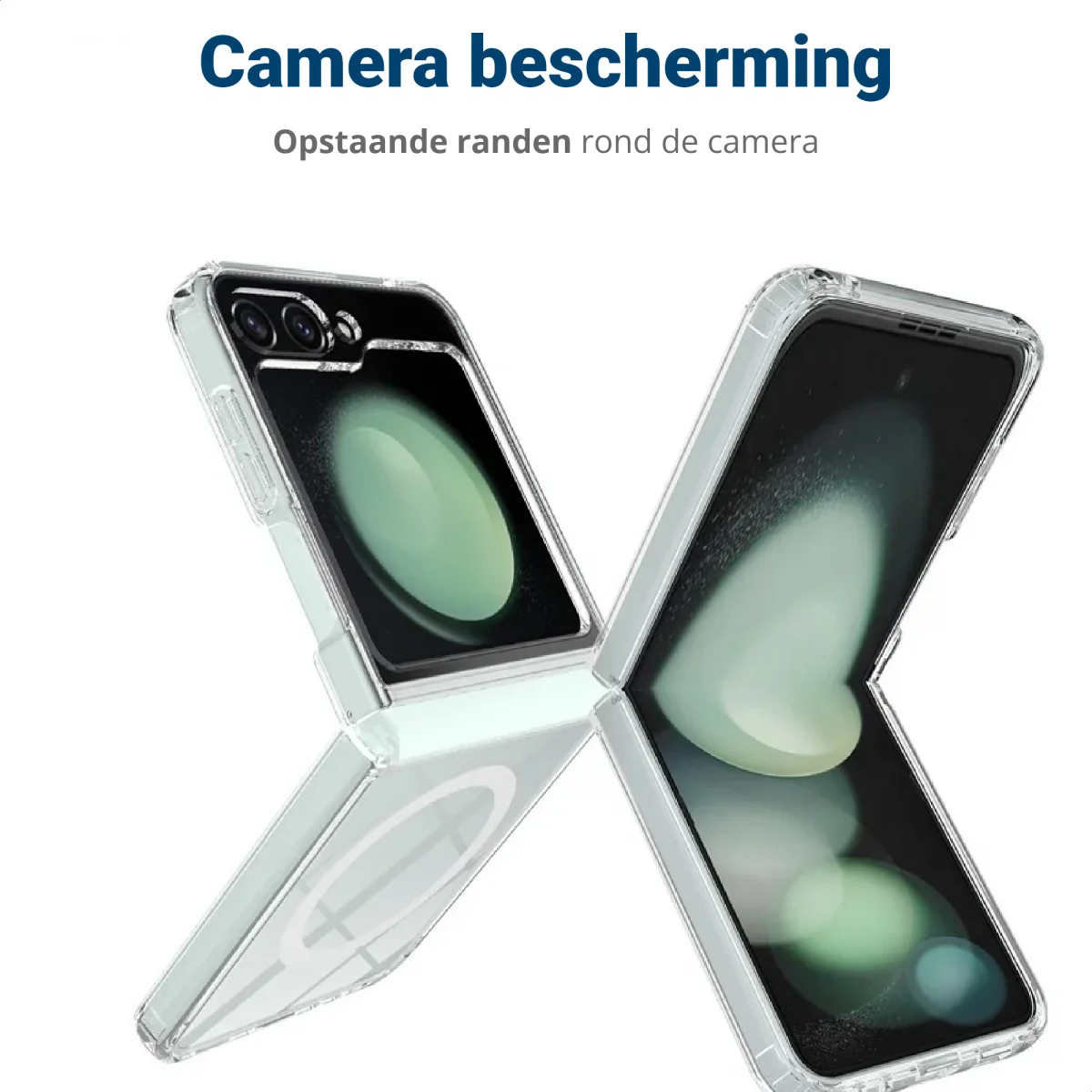 Samsung Galaxy Z Flip 7 FE / 6 MagSafe Hoesje Schokbestendig Dun TPU Transparant afbeelding 9