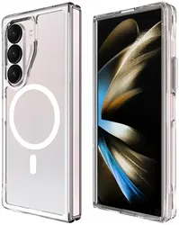 Samsung Galaxy Z Fold 6 Hoesje met MagSafe Dun TPU Back Cover Transparant afbeelding