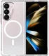 Samsung Galaxy Z Fold 6 Hoesje met MagSafe Dun TPU Back Cover Transparant afbeelding 2