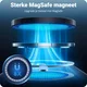 Samsung Galaxy Z Fold 6 Hoesje met MagSafe Dun TPU Back Cover Transparant afbeelding 5