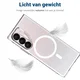 Samsung Galaxy Z Fold 6 Hoesje met MagSafe Dun TPU Back Cover Transparant afbeelding 8