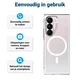Samsung Galaxy Z Fold 6 Hoesje met MagSafe Dun TPU Back Cover Transparant afbeelding 9