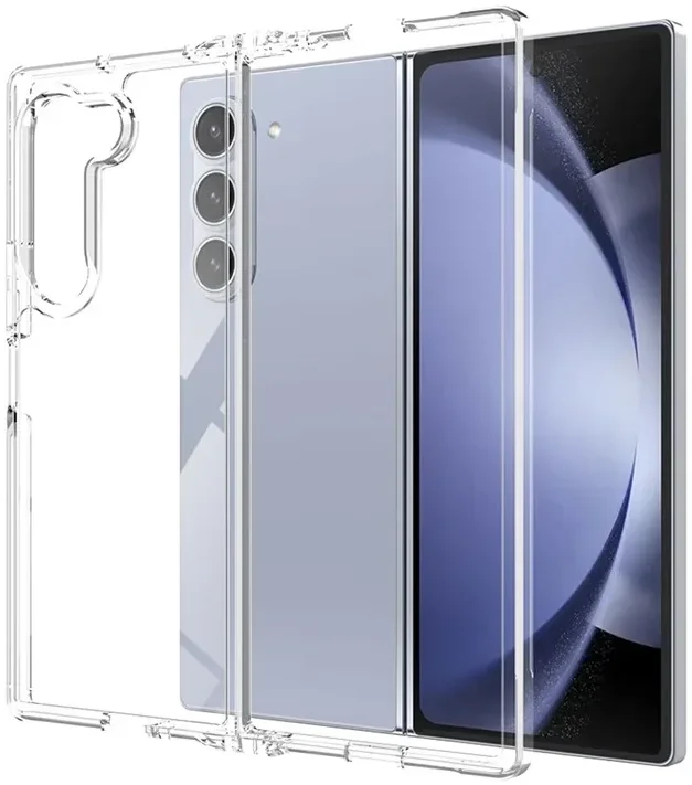 Samsung Galaxy Z Fold 6 MagSafe Hoesje Schokbestendig en Dun TPU Transparant afbeelding 1