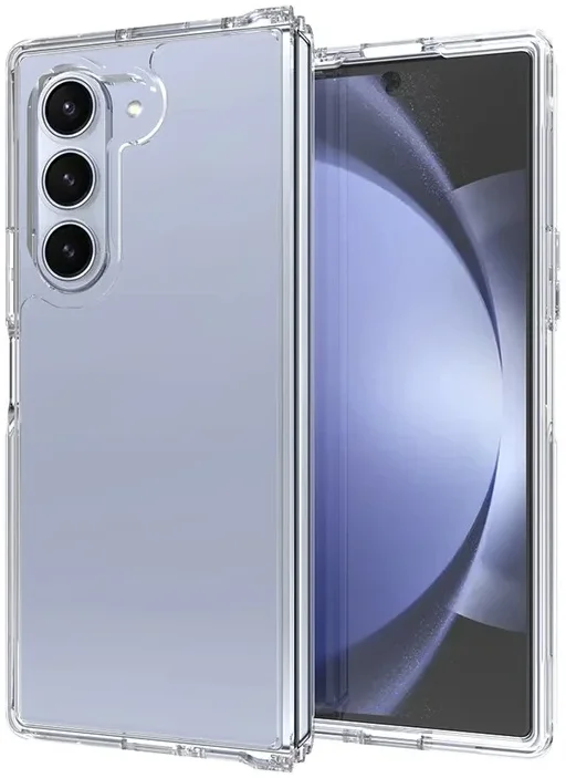 Samsung Galaxy Z Fold 6 MagSafe Hoesje Schokbestendig en Dun TPU Transparant afbeelding 2