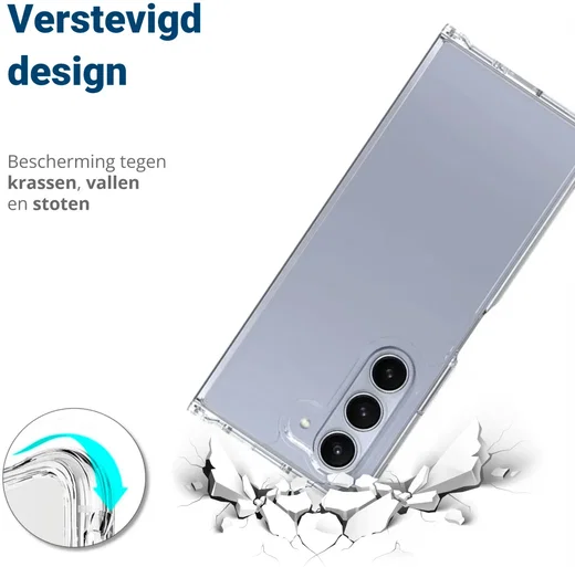 Samsung Galaxy Z Fold 6 MagSafe Hoesje Schokbestendig en Dun TPU Transparant afbeelding 3