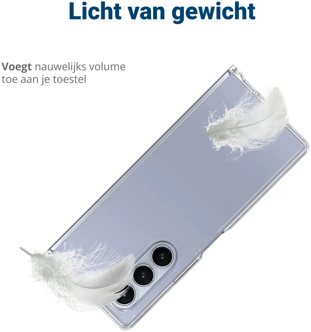 Samsung Galaxy Z Fold 6 MagSafe Hoesje Schokbestendig en Dun TPU Transparant afbeelding 5