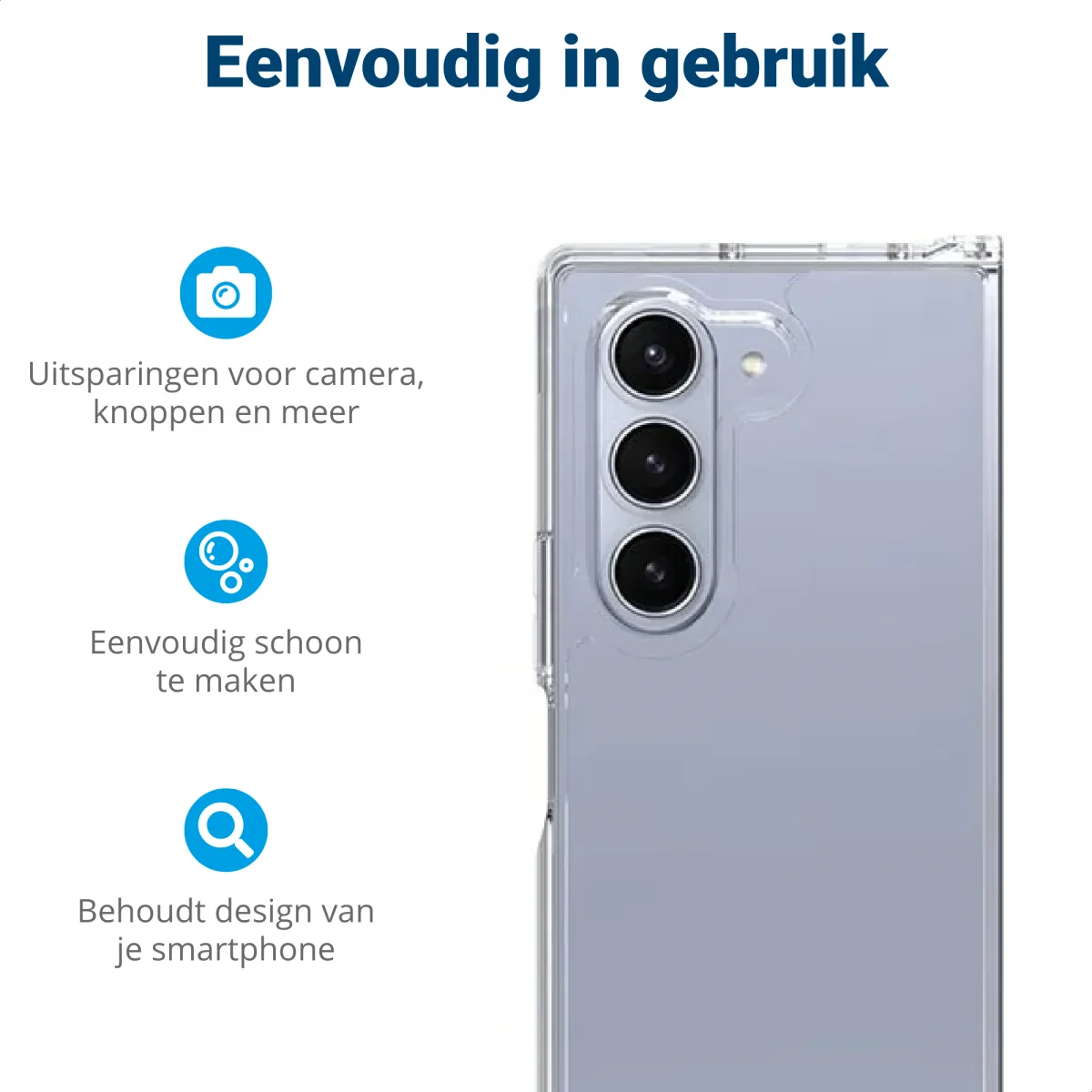 Samsung Galaxy Z Fold 6 MagSafe Hoesje Schokbestendig en Dun TPU Transparant afbeelding 6