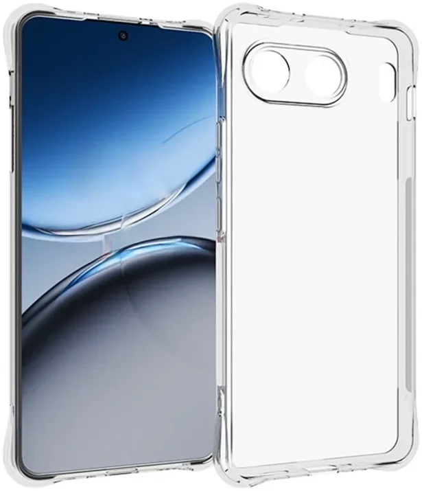 OnePlus Nord 4 Hoesje Schokbestendig en Dun TPU Back Cover Transparant afbeelding 1