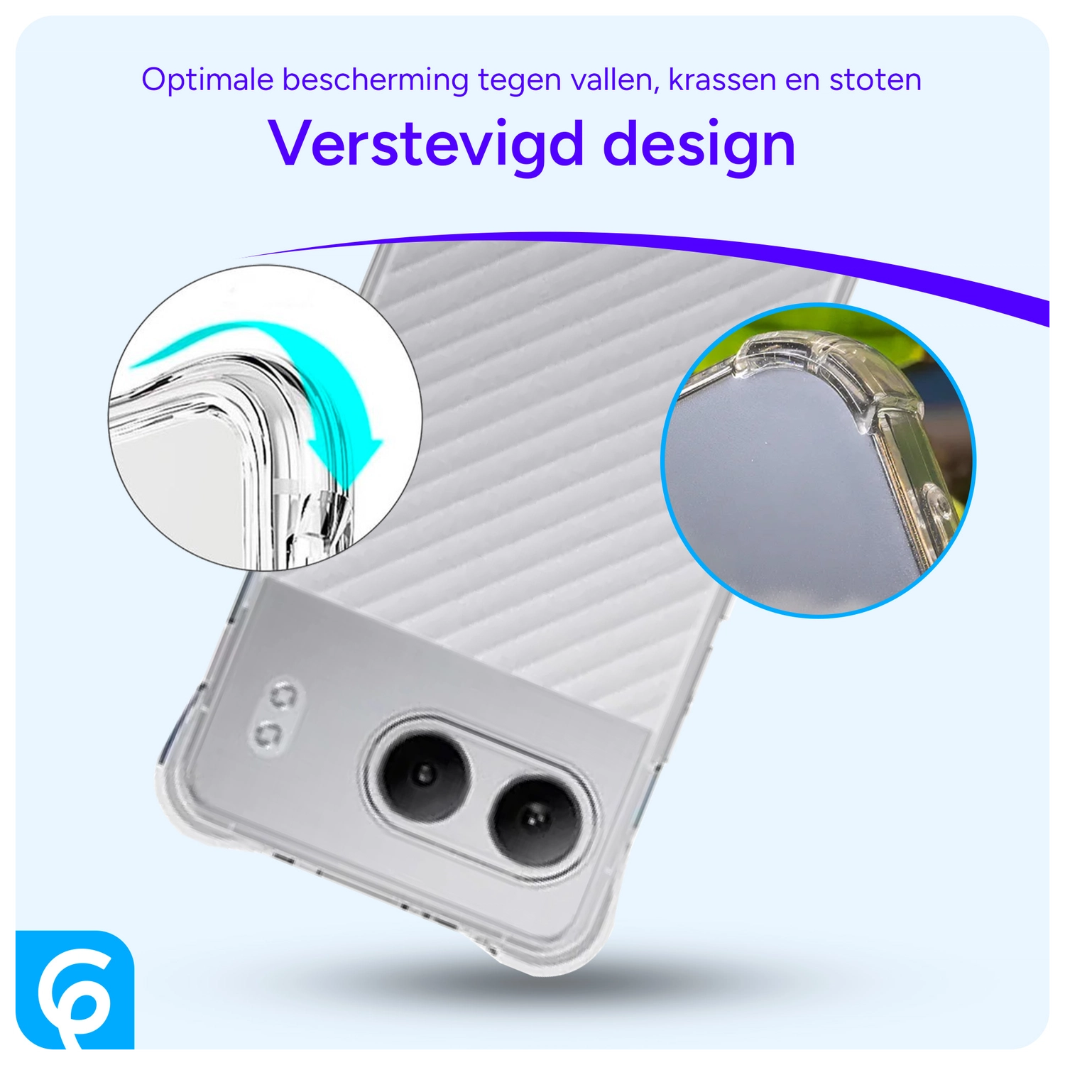 OnePlus Nord 4 Hoesje Schokbestendig en Dun TPU Back Cover Transparant afbeelding 2