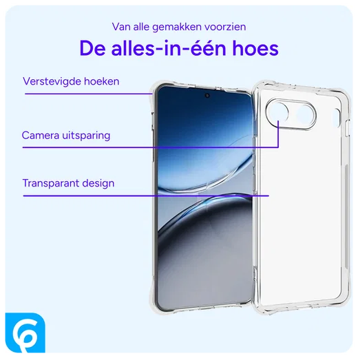 OnePlus Nord 4 Hoesje Schokbestendig en Dun TPU Back Cover Transparant afbeelding 5