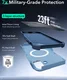 ESR Cyber Armor Apple iPhone 16 Hoesje MagSafe met Stand Blauw afbeelding 4