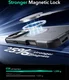 ESR Cyber Armor Apple iPhone 16 Pro Hoesje MagSafe met Stand Grijs afbeelding 8