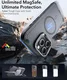 ESR Cyber Armor Apple iPhone 16 Pro Max Hoesje MagSafe met Stand Grijs afbeelding 4