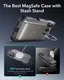 ESR Cyber Armor Apple iPhone 16 Pro Max Hoesje MagSafe met Stand Grijs afbeelding 5