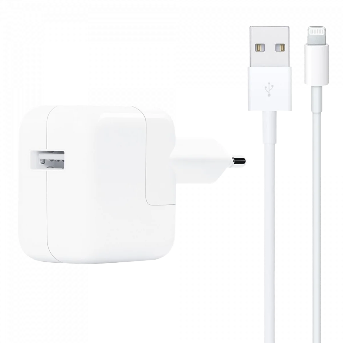 Originele Apple 12W USB-A Oplader met Lightning Kabel 1 Meter Wit afbeelding 1