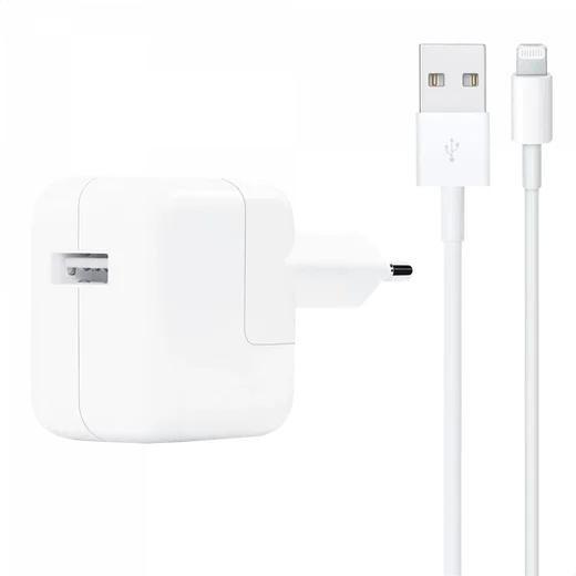 Originele Apple 12W USB-A Oplader met Lightning Kabel 1 Meter Wit afbeelding 1